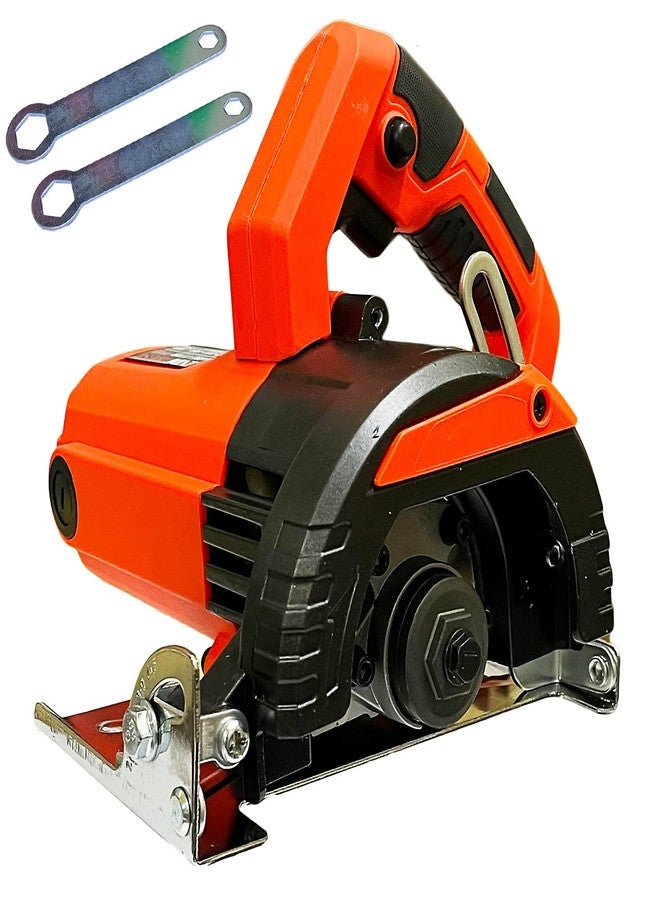 Inditrust Marble Cutter 1800W, Copper Armature, 13500 Rpm, Disc Dia 125Mm, Max Cut Depth: 38Mm, Bevel And Depth Adjustable, Corded-Electric with (6 Months Warranty) - Image 1