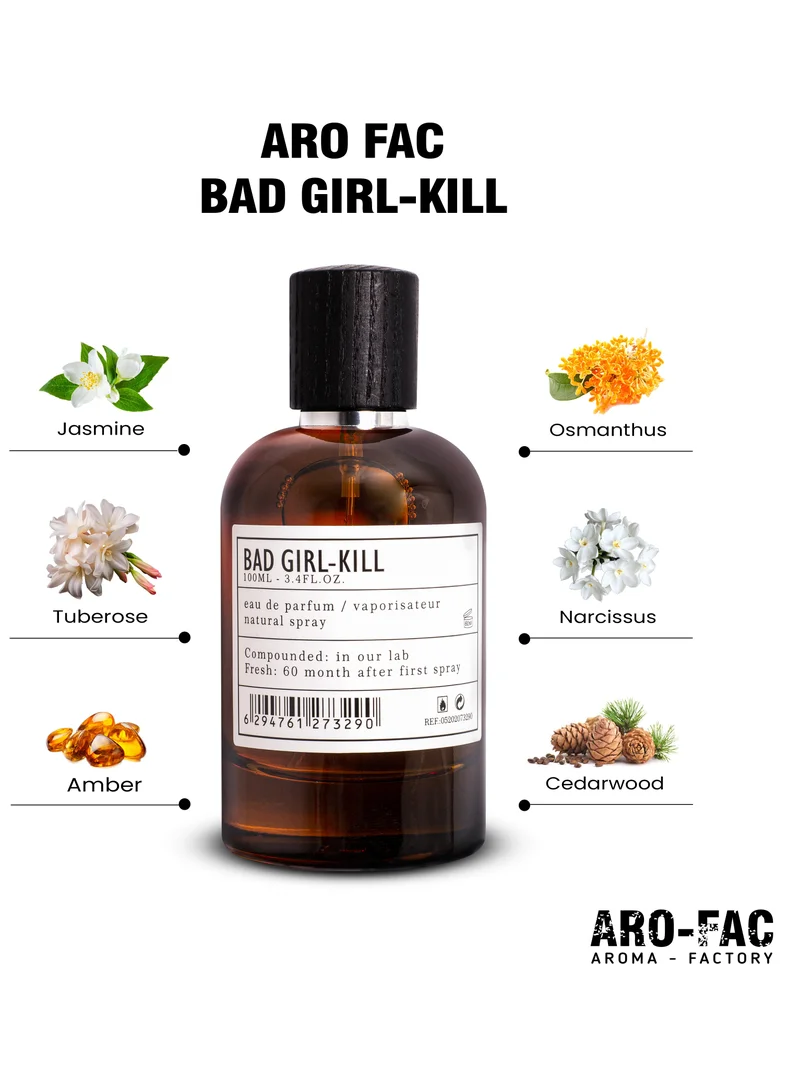 AMD Perfumes Aro Fac Bad Girl K By AMD Perfumes Women Fragrance EDP 100ml