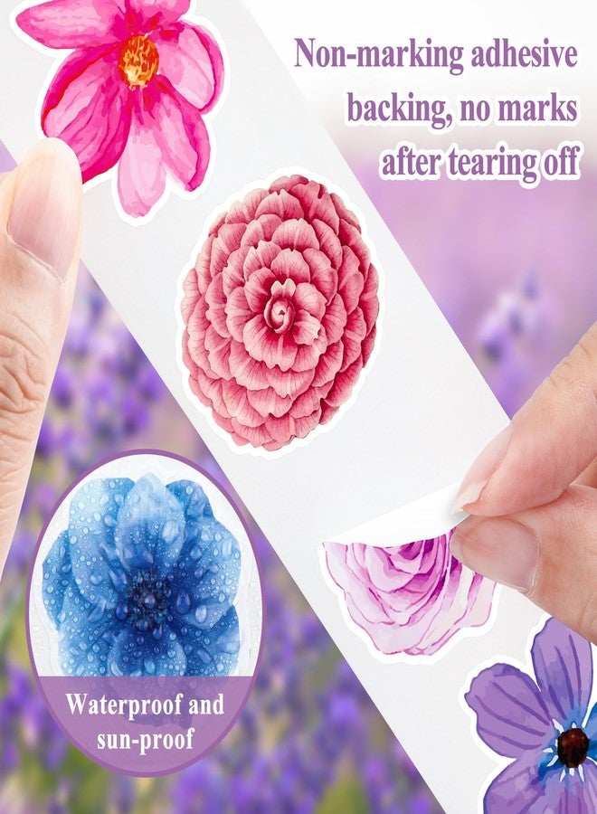 توريناليتال 2400 قطعة من ملصقات زهور الفراشات، 16 نمطًا من ملصقات الفراشات للأطفال، ملصقات ثلاثية الأبعاد مقاومة للماء والشمس للحفلات والجدران ودفاتر القصاصات والمظاريف وبطاقات أعياد الميلاد والتهنئة - Image 3