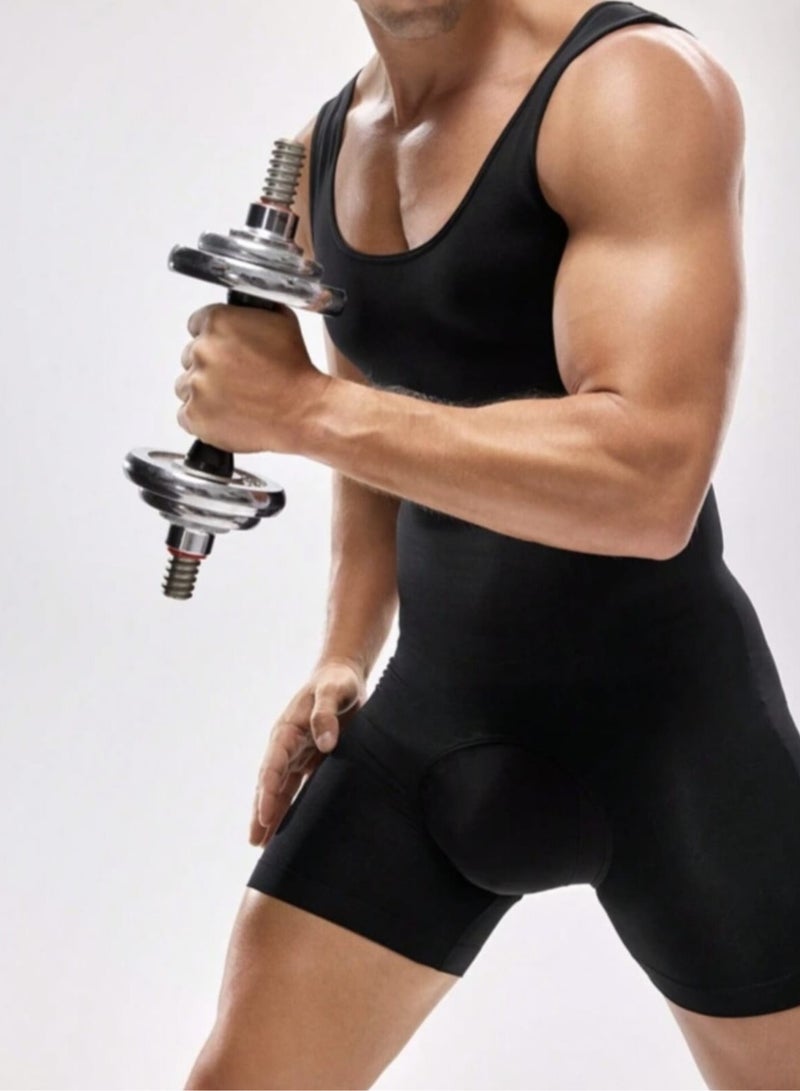 Fstyle Men's Sauna Sweat Suit | Weight Loss Shapewear Boxing Top Shirt Waist Jacket Trainer Workout Shaper Sweatsuit Long Sleeves Men Premium Shapewear Ideal for Boxing, High Intensity Training - Image 5