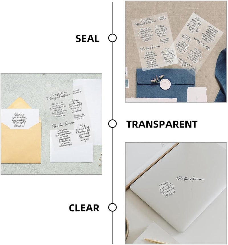 DIY English Word Strip Stickers 3pcs for Journaling Scrapbooking, Adhesive Literary Strips for Cards and Crafts, Small Decorative Sticker Set for Stationery and Scrapbook Supplies - Image 3