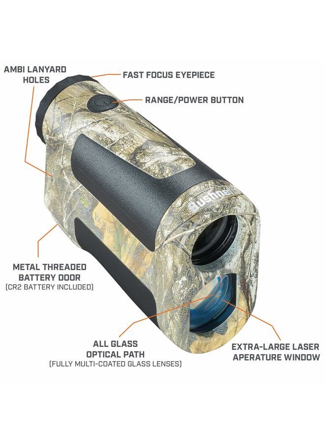 Bushnell BoneCollector 850 Laser Rangefinder, Hunting Laser Range Finder in Realtree Edge Camo - Image 2