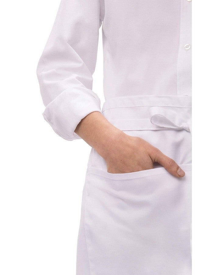 Chef Works Unisex Half Bistro Server Apron, White, One Size - Image 2