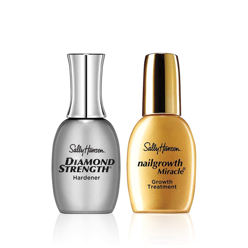 Sally Hansen Diamond StrengthÂ®, Nail Hardener, Nail Growth, Protective Layer, Clear Nail Polish - Image 1
