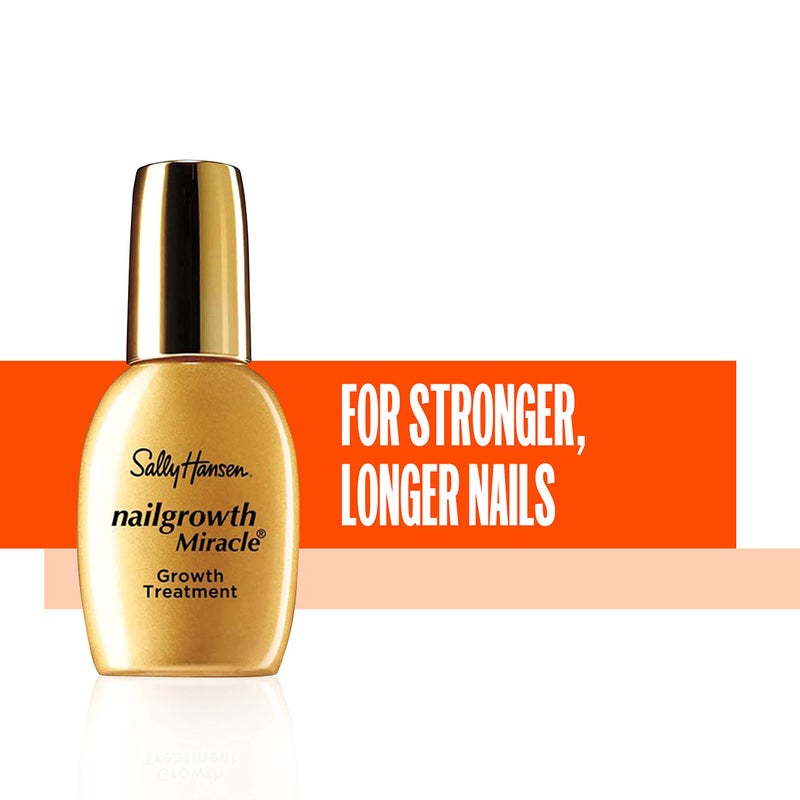 Sally Hansen Diamond StrengthÂ®, Nail Hardener, Nail Growth, Protective Layer, Clear Nail Polish - Image 4