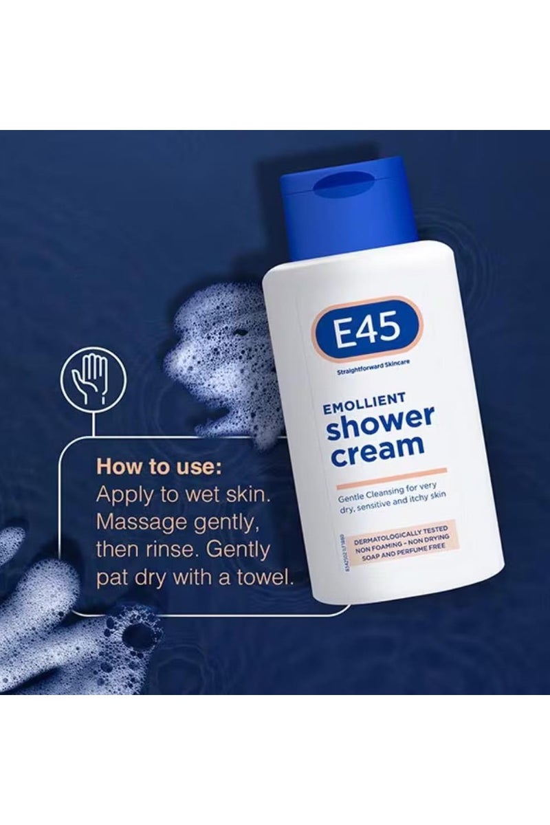 e45 EMOLLIENT SHOWER CREAM 200ml - Image 2
