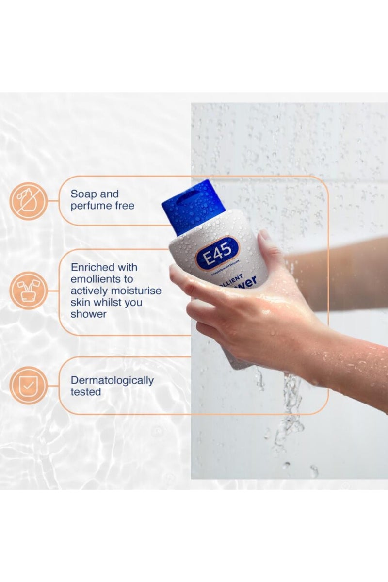 e45 EMOLLIENT SHOWER CREAM 200ml - Image 3
