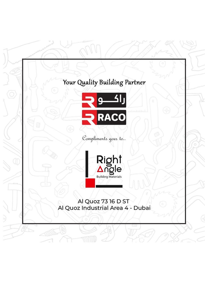 RACO - RACO Cement Tile Grout for Filling Tile Joints 1KG Beige - Image 1