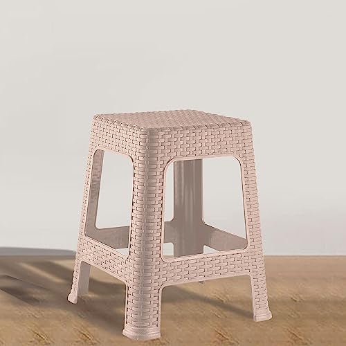 Kuber Industries Round Strong Plastic Stool or Bathroom seat (Pink) (F_26_KUBMART016936) - Image 4