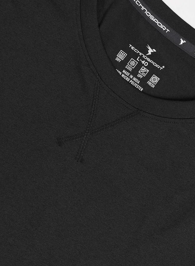 Technosport Technosport Solid Long Sleeves Regular Fit T-Shirt