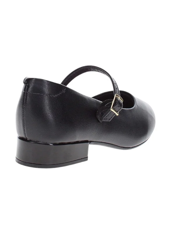 موليكينها Molekinha Pre Teen Girls School Shoes Black | Made In Brazil