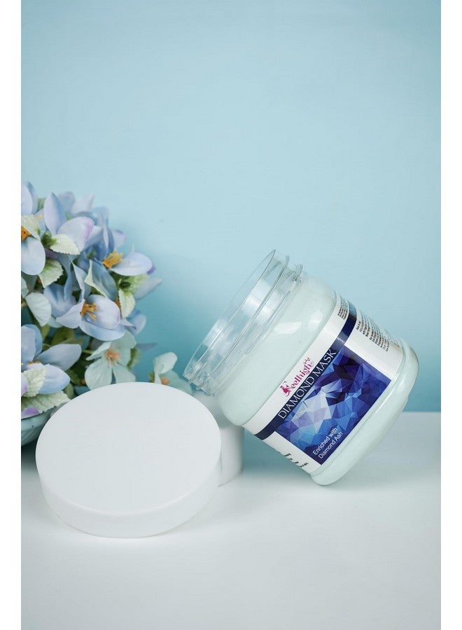 Feelhigh Diamond Face Mask Enriched with diamond ash Helps for Deep Cleansing, Prevent Premature ageing- Men & Women 500ml All Type Skin Facial Face Mask - Image 4