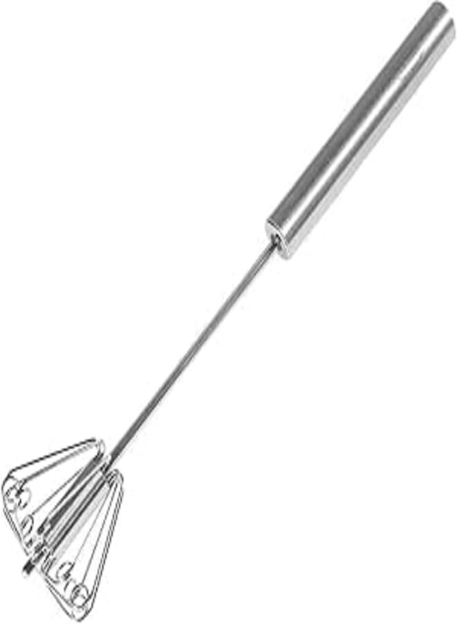 Spaceshoop YOMYM Stainless Steel Whisk Rotating Hand Blender - Hand Mixer
