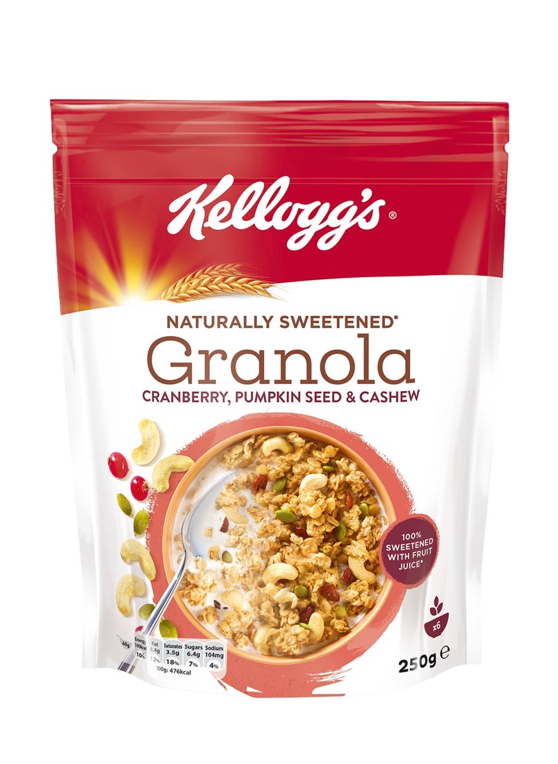 Kellogg's Cranberry Pumpkin Seed And Cashew Granola 250g  - Image 1