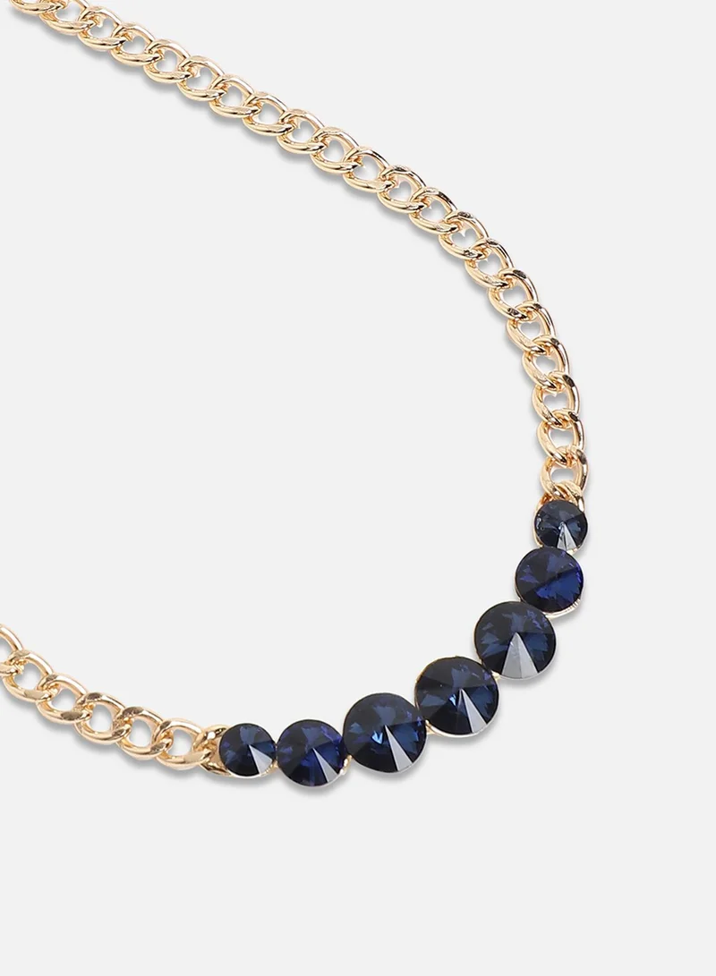 SOHI Aurora Whisper Collar Artificial Necklace Jewellery