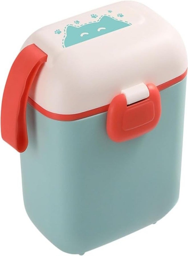 SHOPECOM Baby Milk Powder Box|Baby Milk Powder Container Box with Carry Handle and Spoon Set BPA Free, Air Tight Leak Proof, Portable First Feed Box, Multi-Functional Formula Box for Babies Kids - Image 1