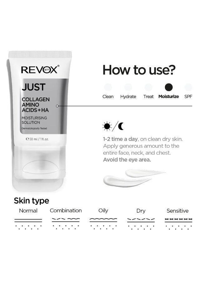 ريفوكس REVOX جست كولاجين الأحماض الأمينية + محلول ترطيب HA 30 مل - Image 4