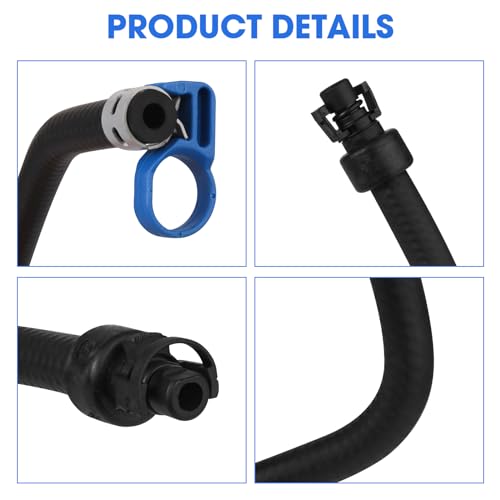 Ozikutech Radiator Coolant Hose Compatible with 2011-2015 Chevrolet Cruze, 2012-2020 Sonic, Premium Radiator Hose Replacement OEM# 13251447 Coolant By-pass Hose - Image 5