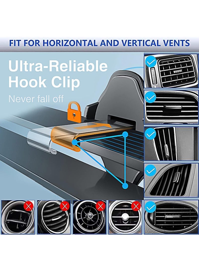 Buytory Universal 360° Car Phone Holder Mount for Dashboard, Windshield & Rearview Mirror | Hands-Free Mobile Stand Compatible with iPhone & Android Smartphones - Image 4