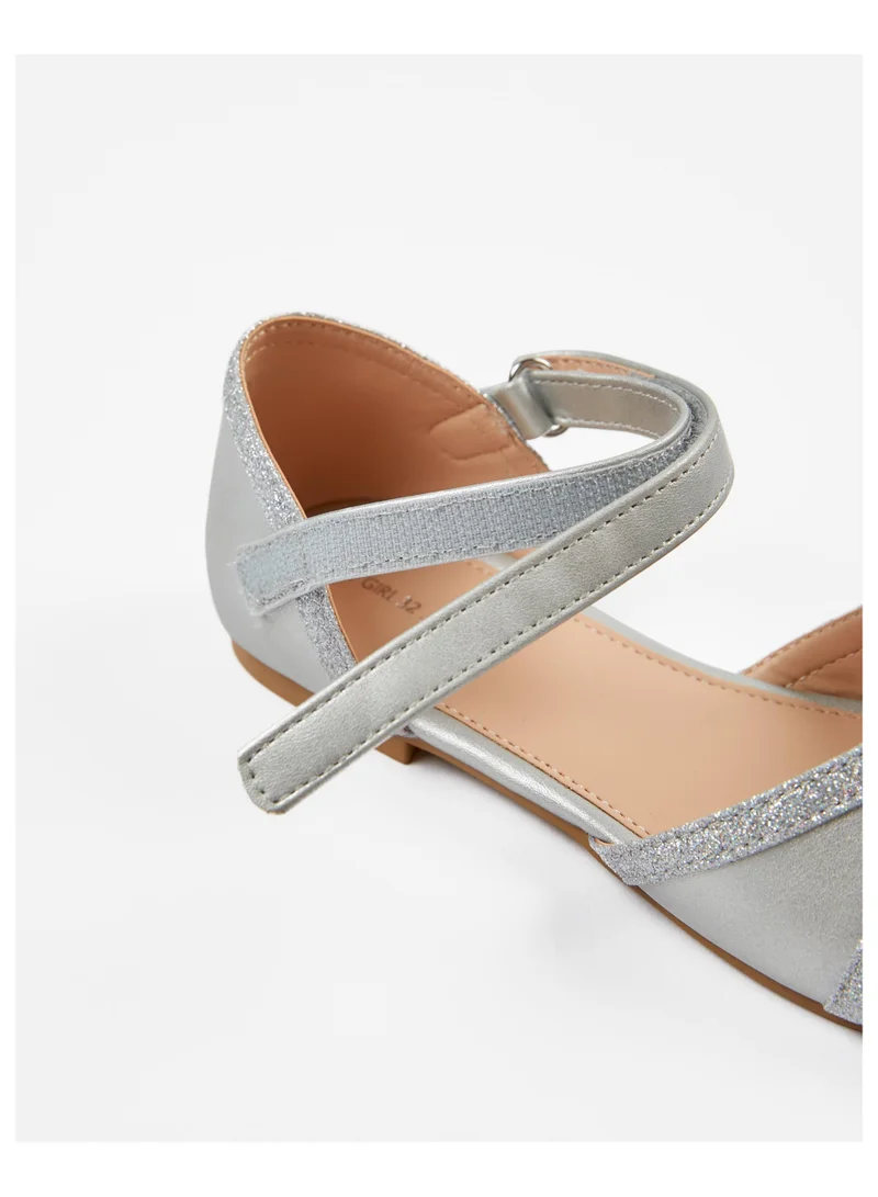 Zippy Zippy Ballet Pumps With Glitter For Girls