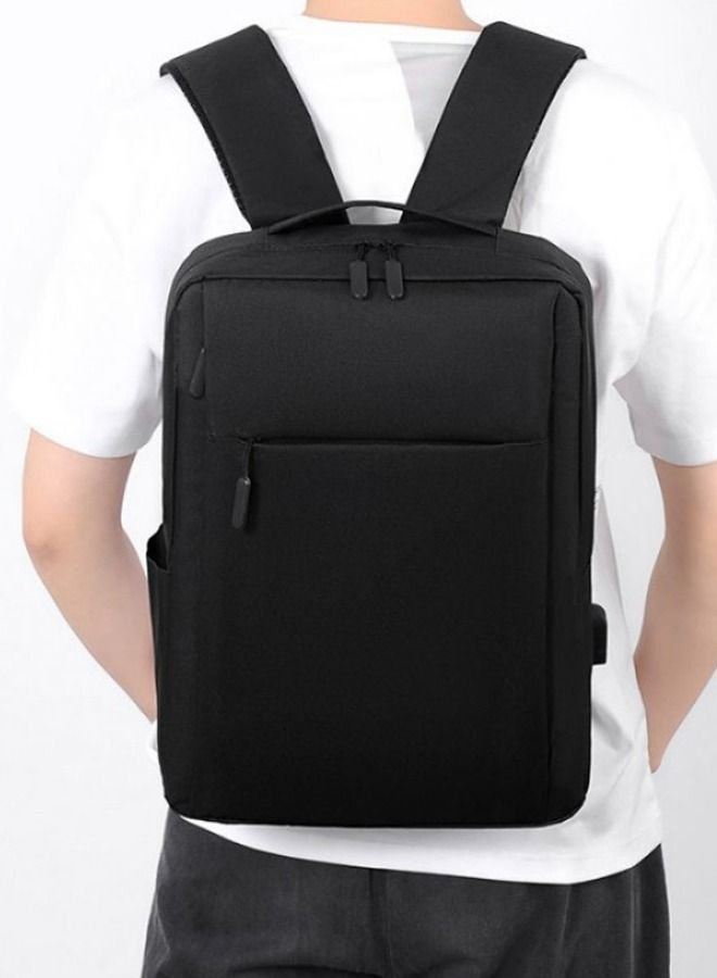 DUNISO Travel Laptop Backpack Business Anti Theft Slim Durable Laptop Bag with USB Charging Port Water Resistant College School Computer Backpack Gifts for Men & Women Fits 15.6 Inch Notebook Black - Image 3