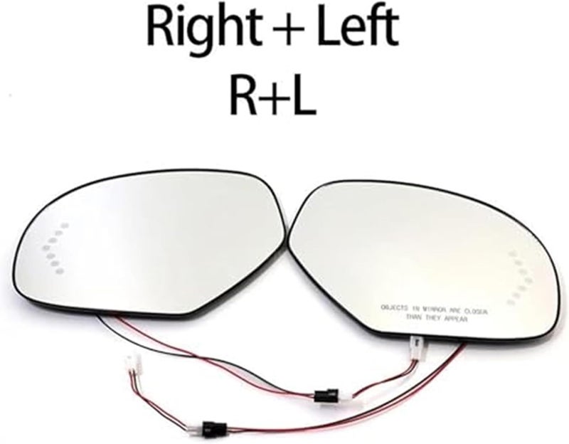 QASULER Heated Rearview Mirror Glass for Chevy - Image 2