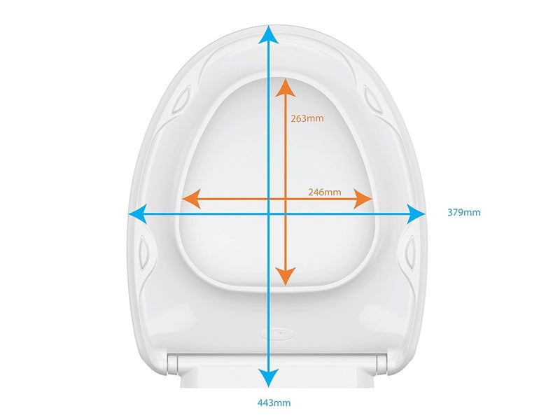 Kohler KOHLER Presquile QuietClose Slim Toilet Seat in White  - Image 2