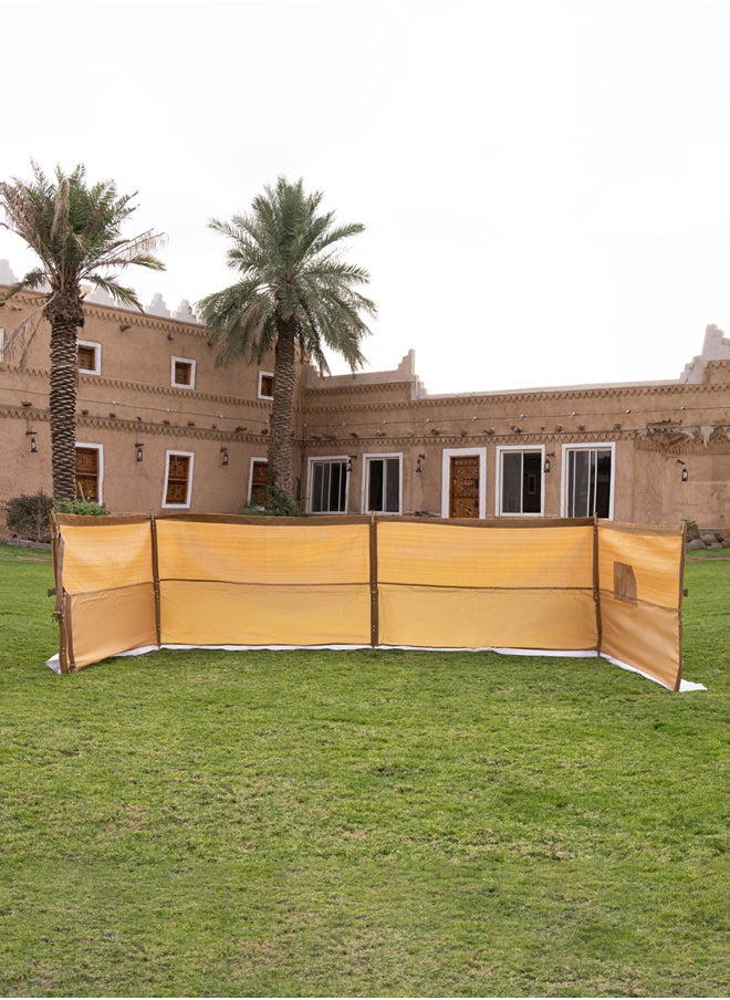 AL SANIDI Camping windbreak for trips, camping air curtain, Sandy, Size 6*1.20Metre  - Image 2