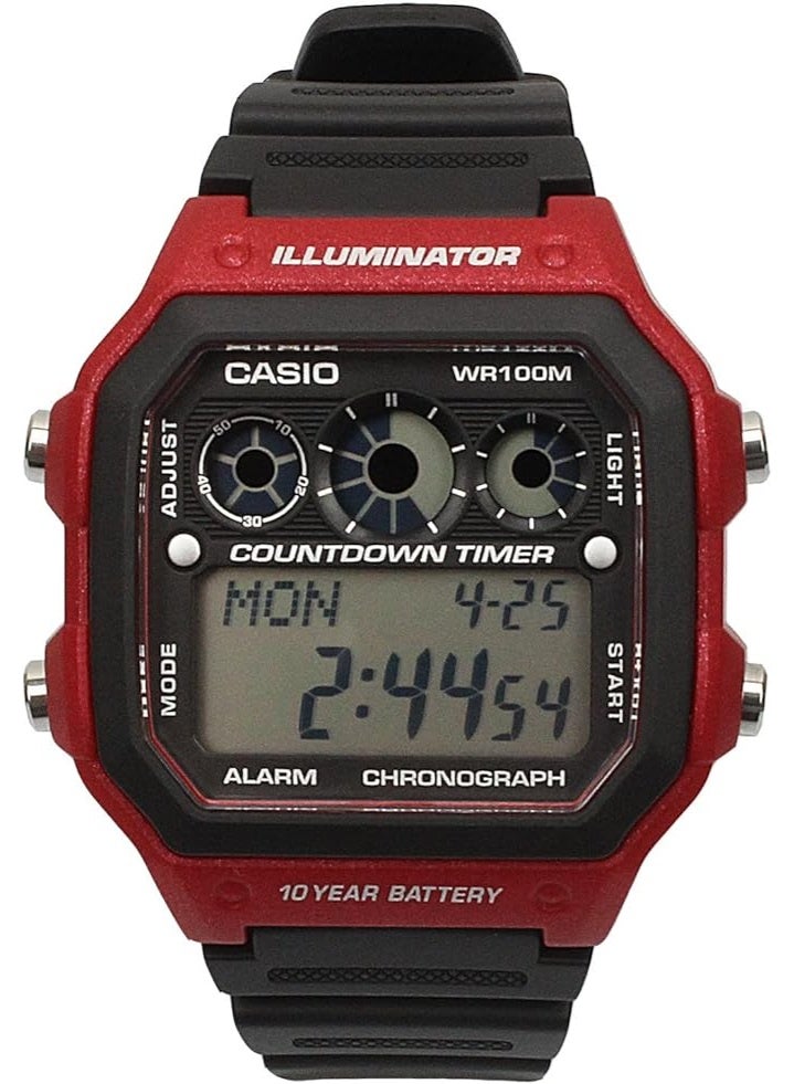CASIO Resin Digital Watch AE-1300WH-4AVDF - Image 1