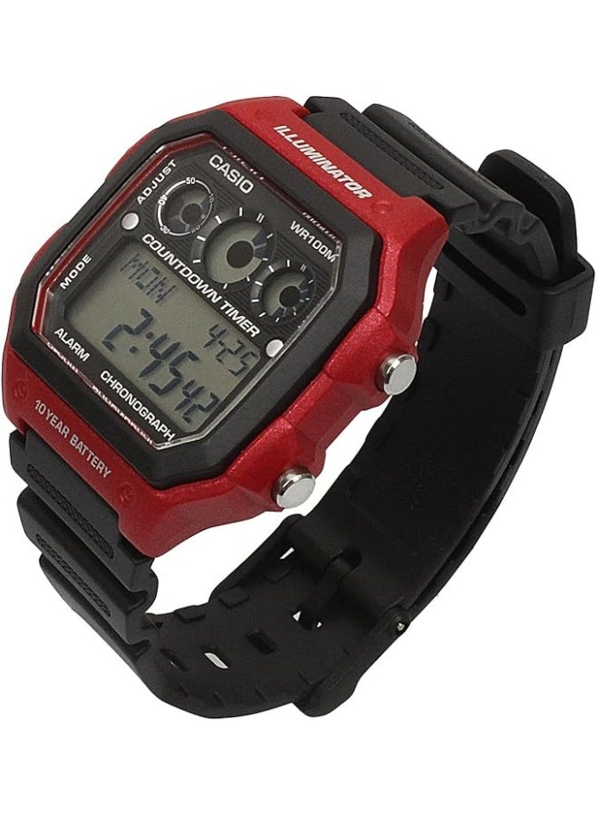 CASIO Resin Digital Watch AE-1300WH-4AVDF - Image 2