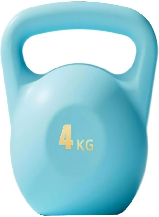 Occuwzz 4KG Water-Filled Kettlebell – Anti-Slip Grip Adjustable Weight for Strength Training & Home Workouts, Portable Fitness Kettlebell for Men, Women & Kids (Blue) - Image 1