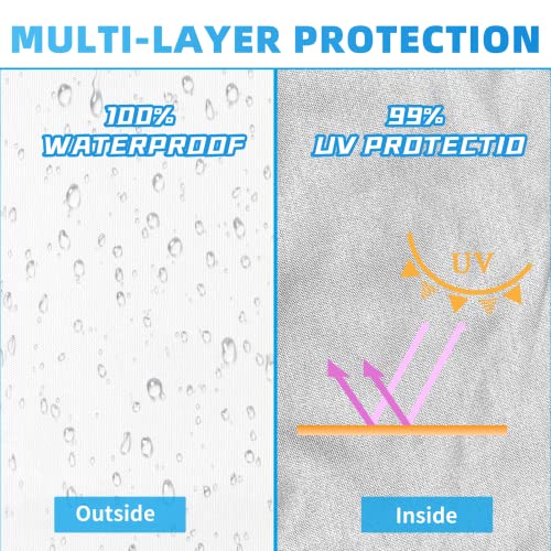 Joramoy Instant SunWall for 10x10 Pop Up Canopy, Canopy Walls 10x10 for Outdoor Instant Canopies,1 Pack Sidewall Only (White) - Image 4