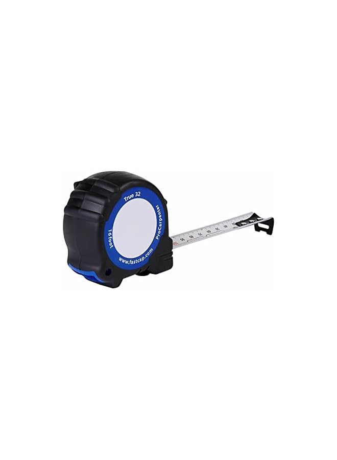 FastCap ProCarpenter True32 Metric Reverse Measuring Tape - Ideal for Professionals and Home Improvement - with Lever Action Belt Clip and Dual Locking System - 16' - 99953 - Image 2