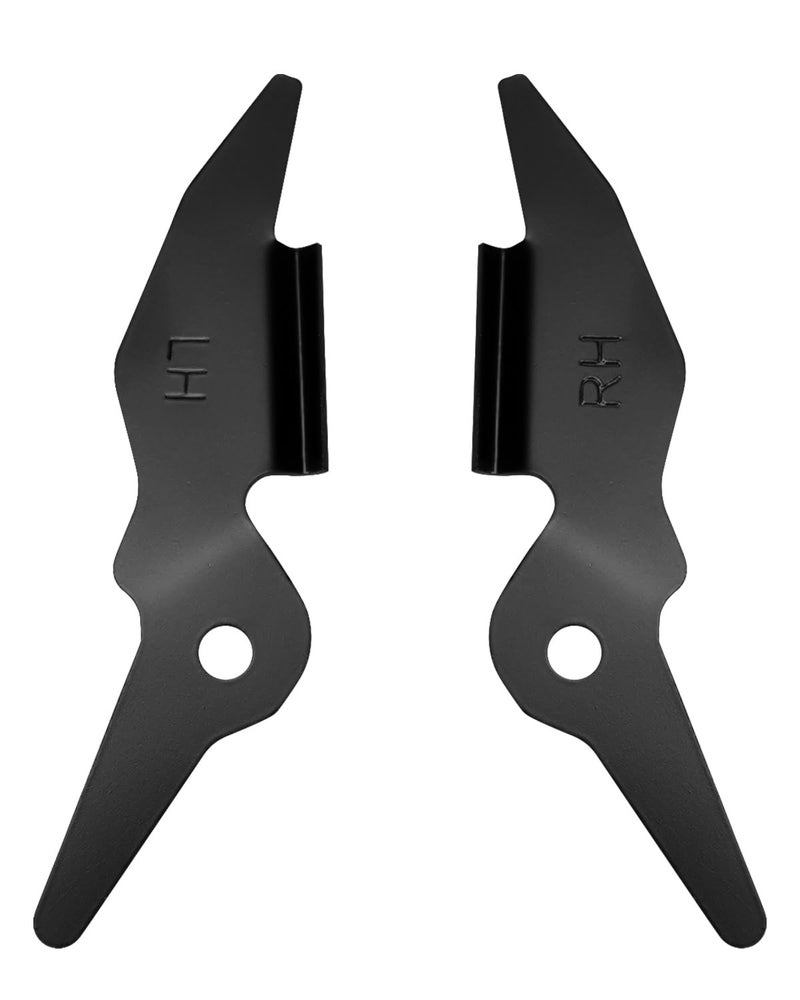 HUQUZN Pair Bumper Brackets Fit for Infiniti Q50 2014 2015 2016 2017 2018 2019 2020 2021 2022, Front Bumper Side Cover Bracket Replace 622224GA0A 622234GA0A IN1033101 IN1032101 - Image 1