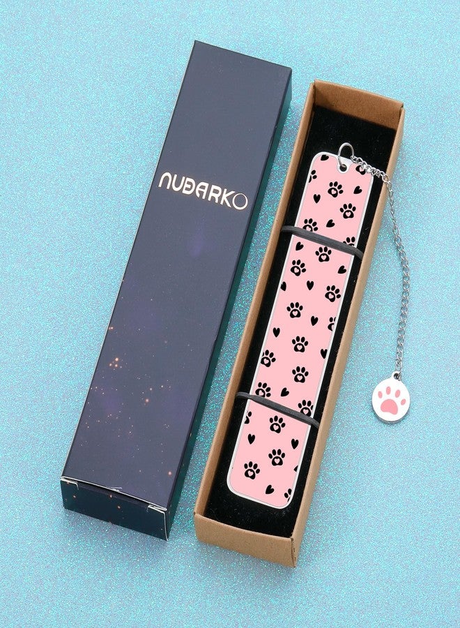 NUBARKO Pink Cat Bookmarks Easter Basket Stuffers Bookmark Lover Gifts for Women Cat Lovers, Cute Bookmarks Pink Stuff Book Marks for Reading Women Girls, Black Cats Themed Gifts for Book Lovers Readers Woman - Image 5