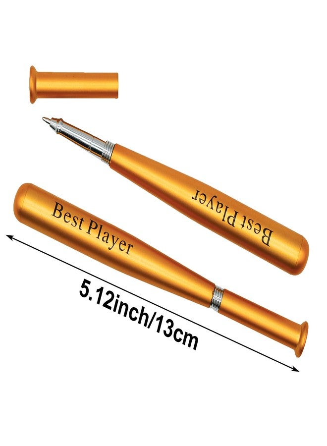 Maydahui 30 Pcs Baseball Ballpoint Pens Baseball Bat Pens Cool Sports Best Player Pens Blue Ink for Team Associations Clubs Office Supplies Baseball Themed Birthday - Image 2