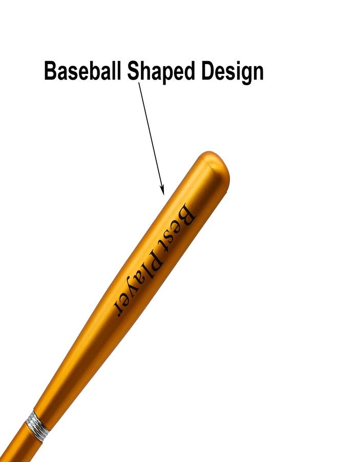 Maydahui 30 Pcs Baseball Ballpoint Pens Baseball Bat Pens Cool Sports Best Player Pens Blue Ink for Team Associations Clubs Office Supplies Baseball Themed Birthday - Image 4