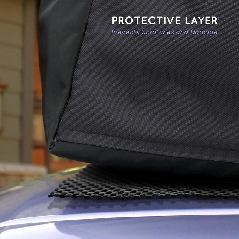 Reliable ROOF CARGO BAG PROTECTIVE MAT for Car Roof Storage Bags with EXTRA PADDING and GRIP Place the car roof mat under any rooftop cargo bag TOP UNIVERSAL ROOF RACK PAD for PROTECTION from Car Roof Racks - Image 4