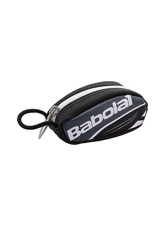 Babolat Babolat RH Key Ring Holder – Mini Zippered Tennis Racket Replica (Grey)  - Image 1