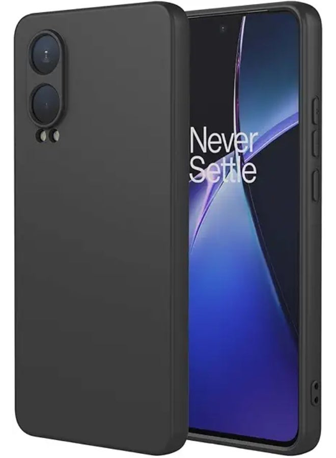 Protective Cover For OnePlus Nord CE4 Lite , Slim Fit Soft Back TPU Case Flexible Silicone Cover Compatible For OnePlus Nord CE4 Lite - Black