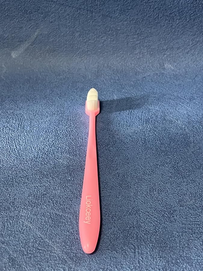 Liokceey Extra Soft Activated Charcoal Toothbrush Bioplastic Handle For Adults - Image 2