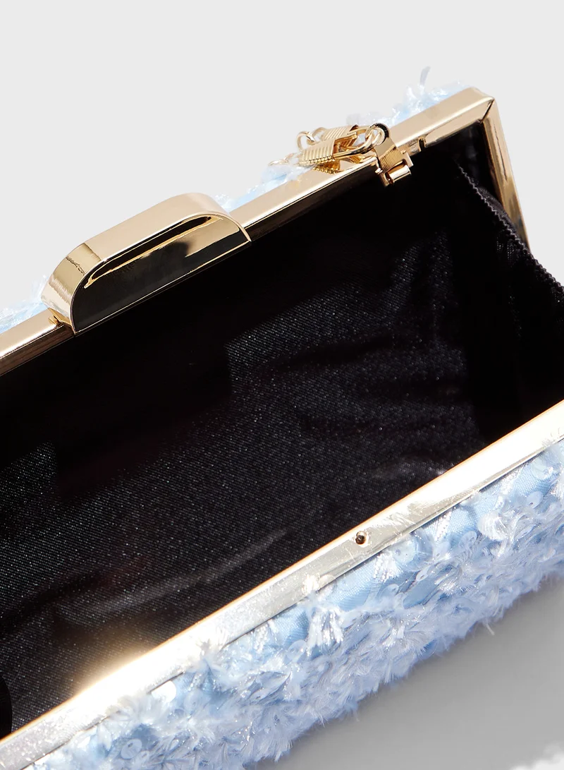 Ginger Boutique Sequined Clutch Bag
