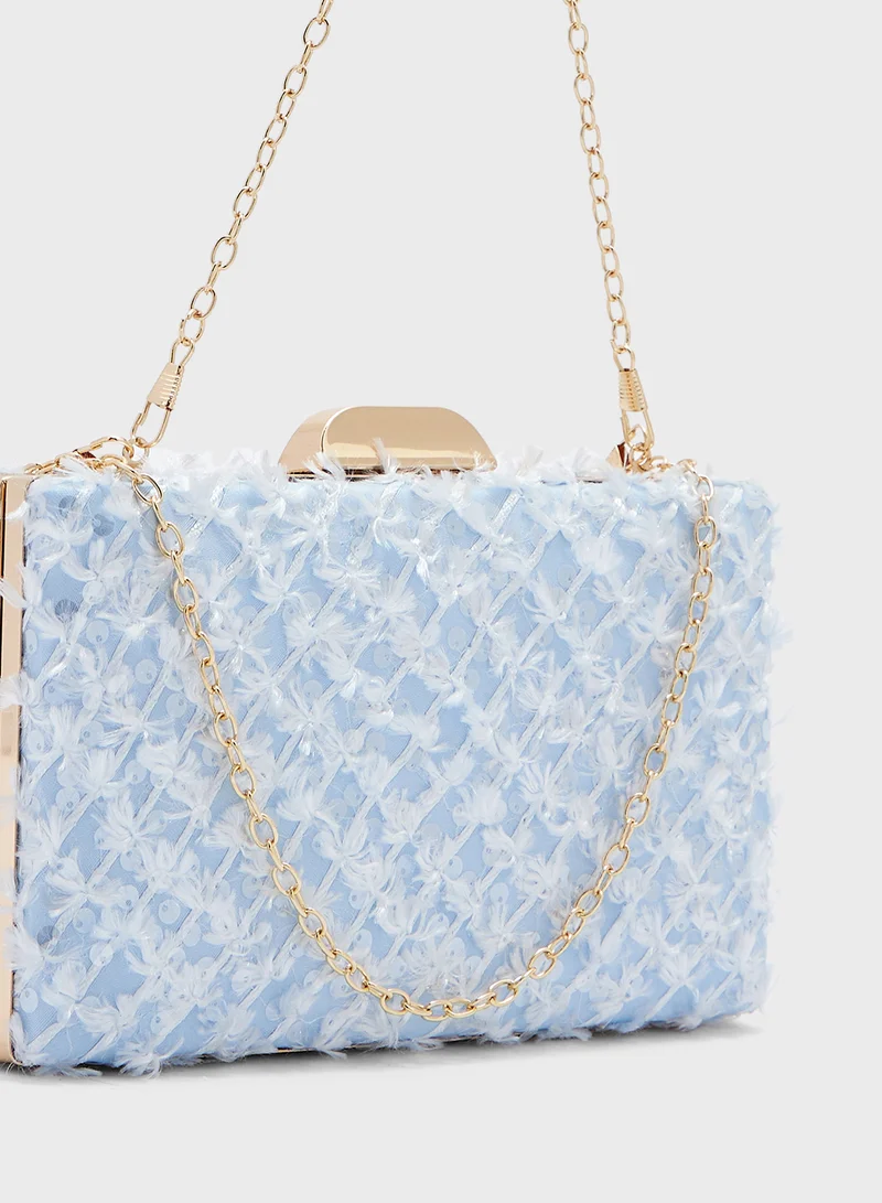 Ginger Boutique Sequined Clutch Bag