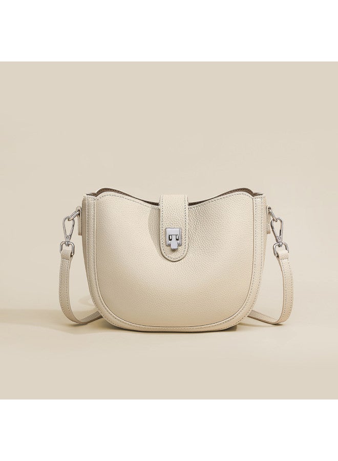 Comely هدية مهرجان تشيشي】 حقيبة سرج جلدية أصلية بسعة كبيرة، حقيبة هاتف، حقيبة كتف، حقيبة عبر الجسم للنساء - Image 4