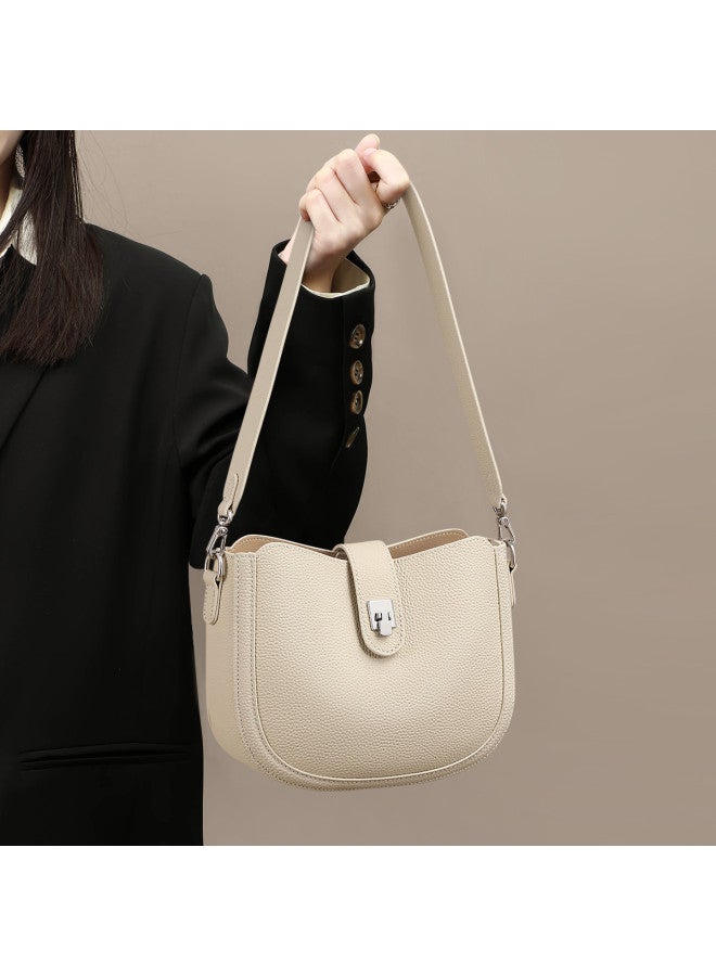 Comely هدية مهرجان تشيشي】 حقيبة سرج جلدية أصلية بسعة كبيرة، حقيبة هاتف، حقيبة كتف، حقيبة عبر الجسم للنساء - Image 2