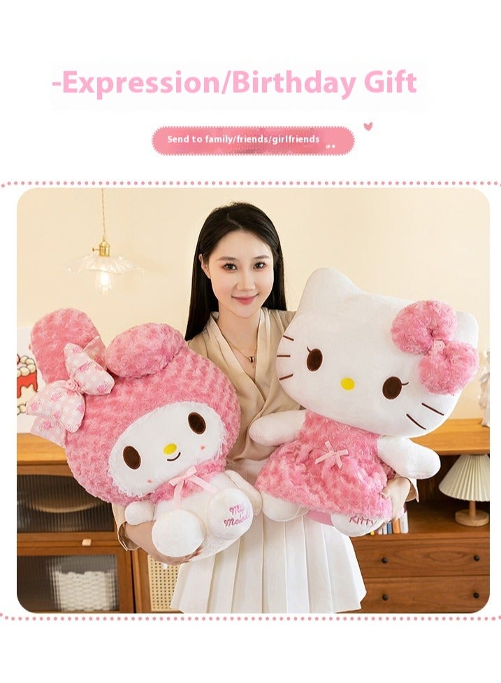 SISGL 1-Piece Lovely Melody Cartoon Character Soft Stuffed Toy Ultra Soft Short Plush Cuddle Pillow Buddy - Image 4