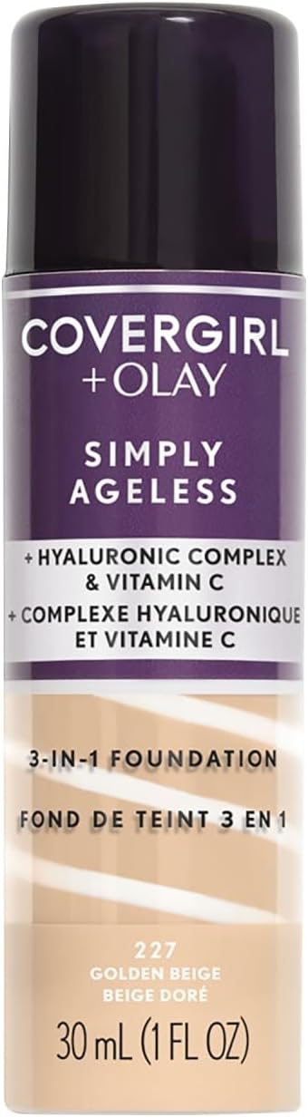 CoverGirl And Olay Simply Ageless 3 In 1 Liquid Foundation Golden Beige