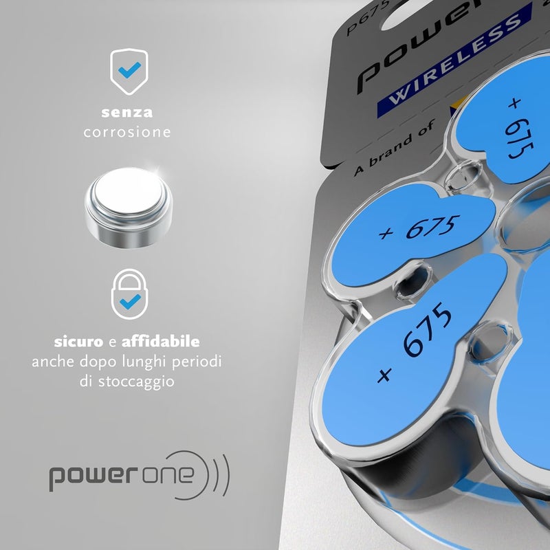 VARTA Powerone size 675 Hearing Aid Battery No Mercury made in Germany Genuine Pack 60 - Image 3