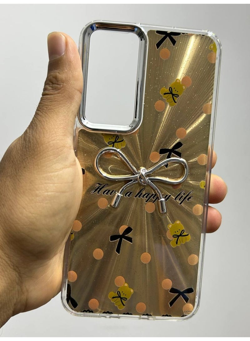 غطاء خلفي علي شكل فيونكا متوافق مع هاتف Samsung A55 - Image 1