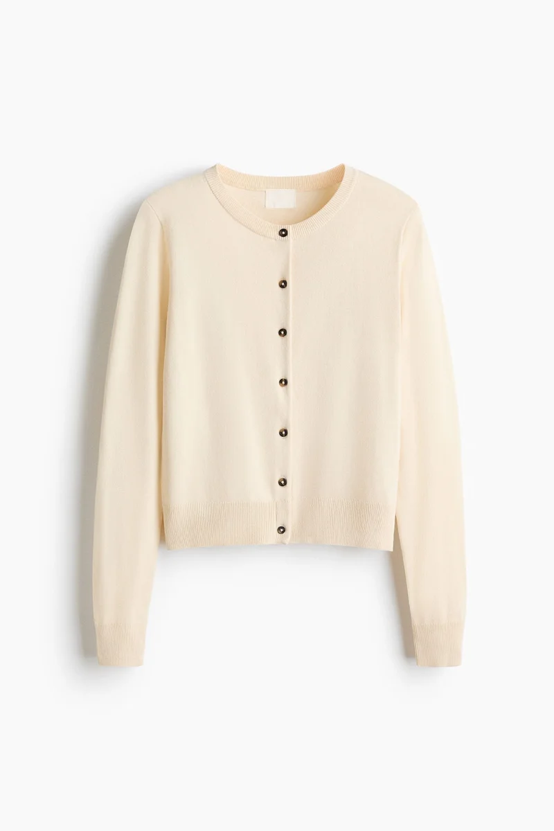 اتش اند ام كارديغان محبوك بملمس ناعم